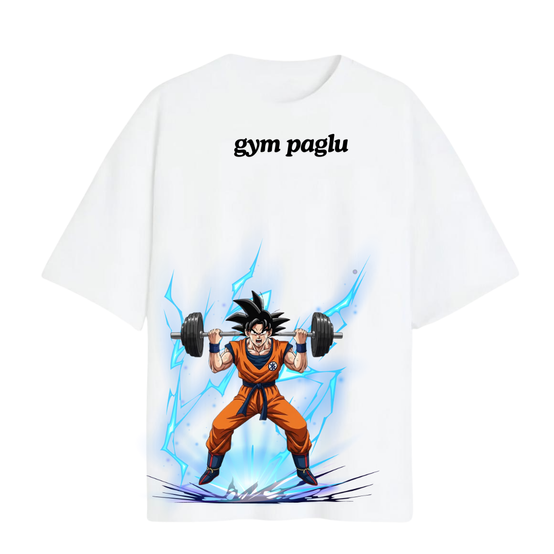 Gym Paglu Goku Oversized Tee