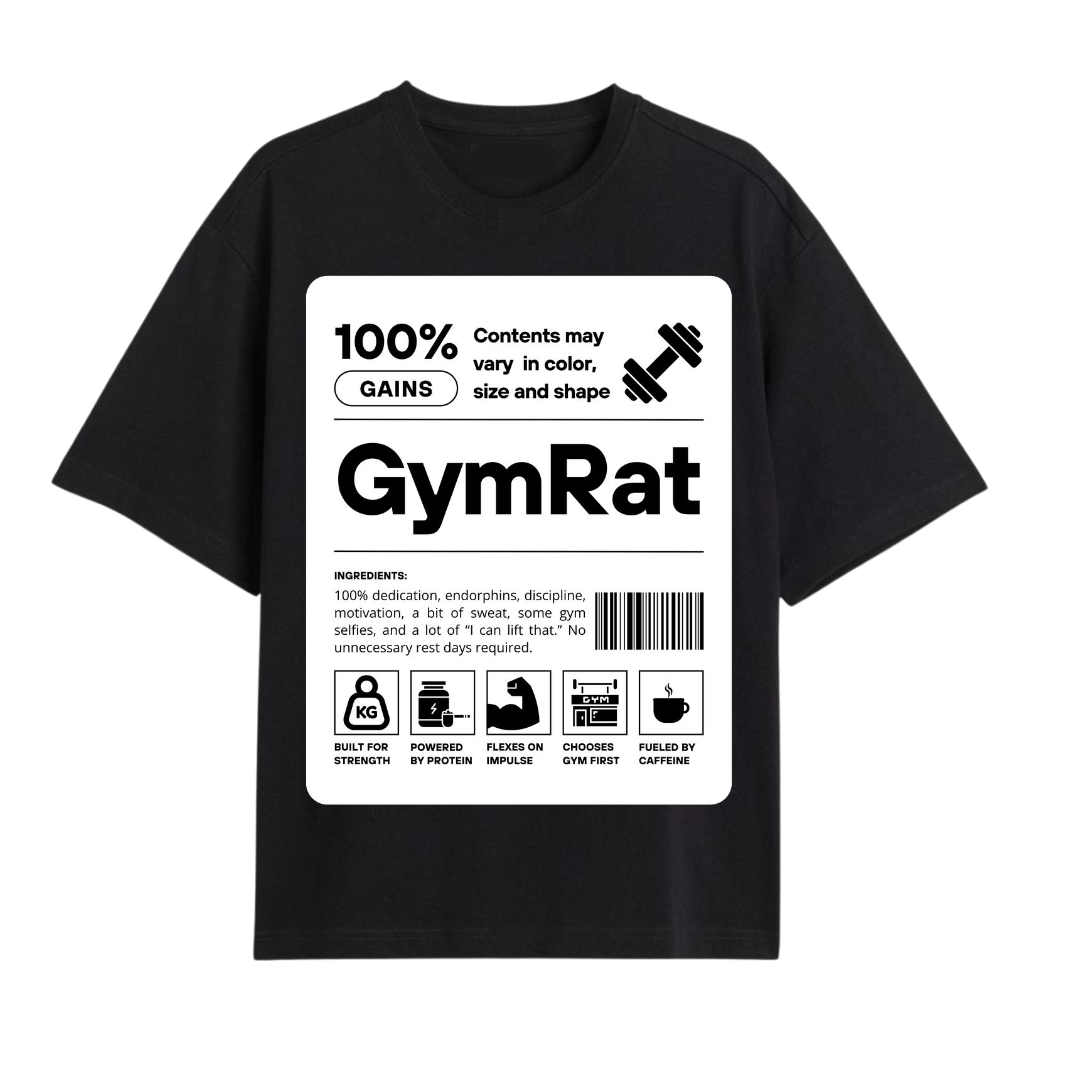 Gym Rat Oversized Tee