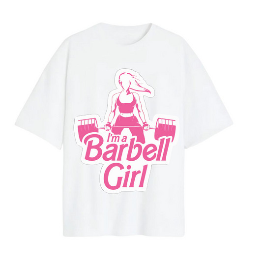 Barbell Girl Oversized Tee