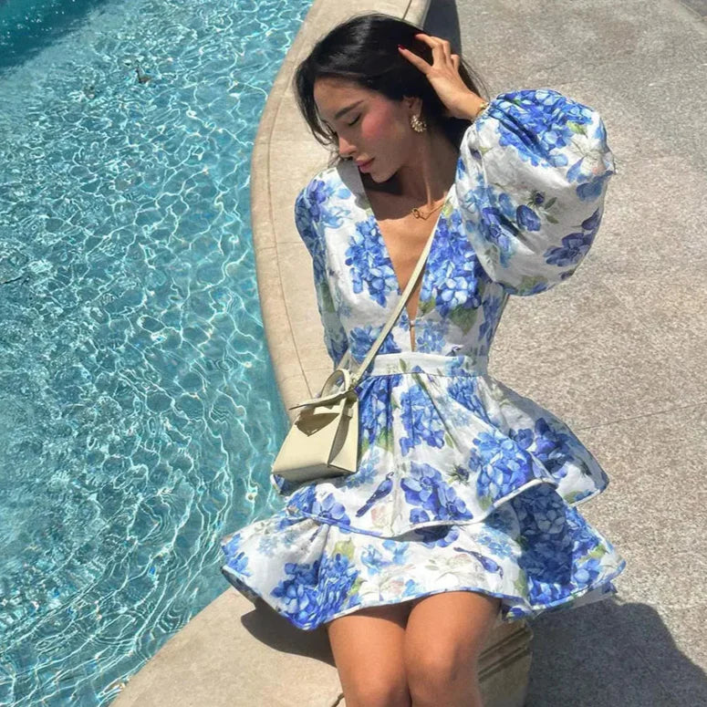 Solara Bloom Mini Dress