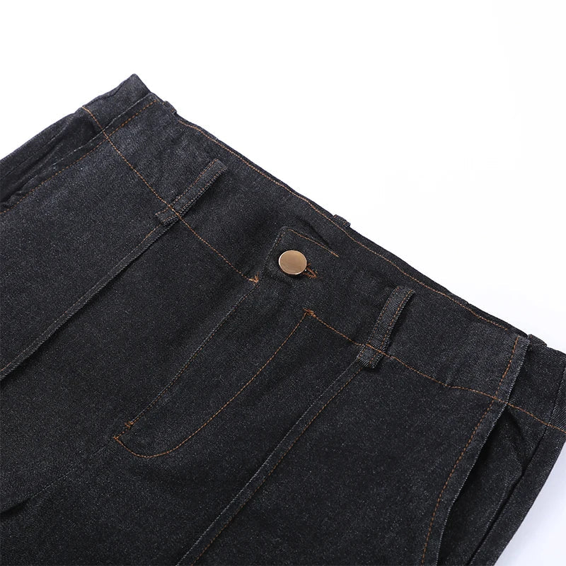 Chic Women's Vintage Denim Set