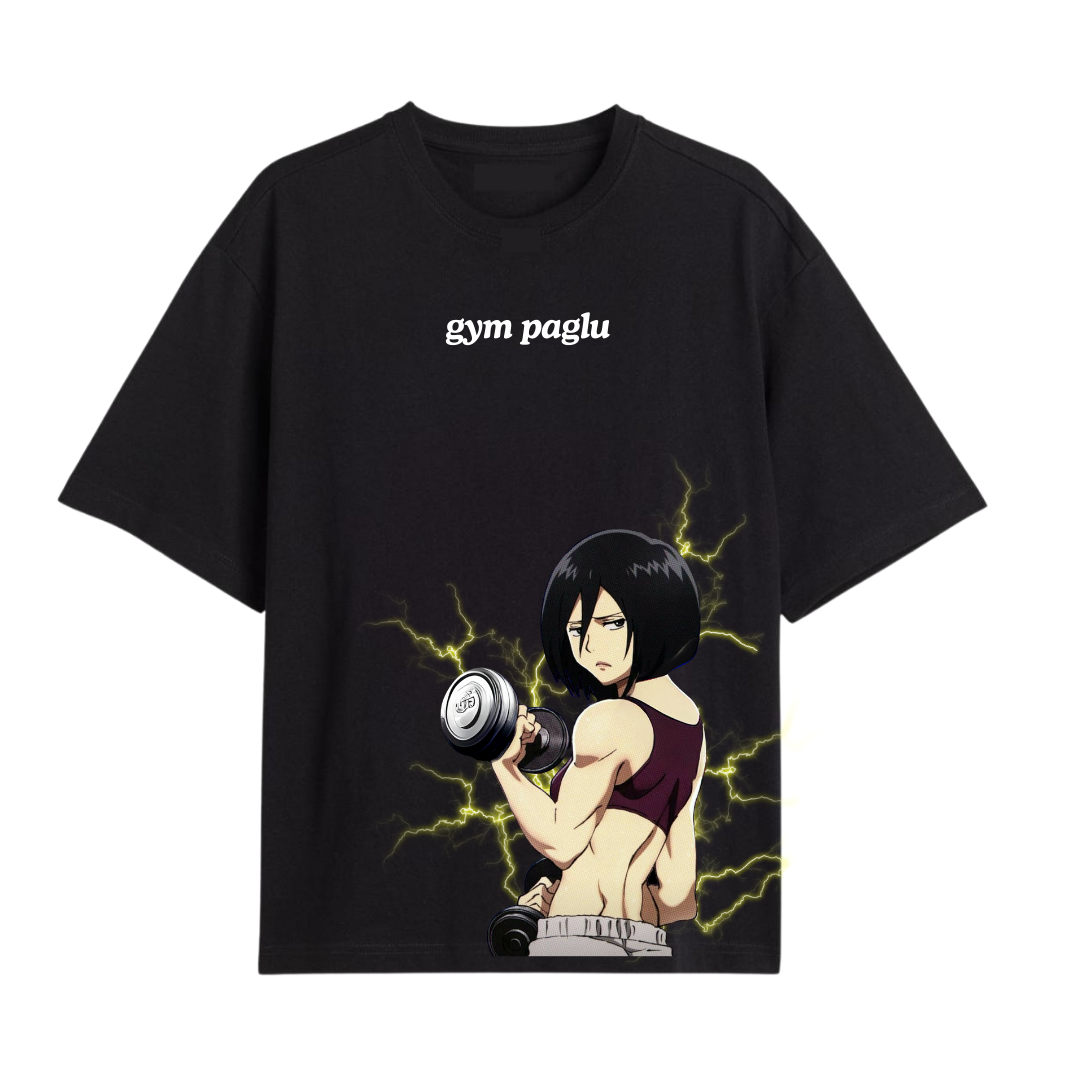 Gym Paglu Mikasa Oversized Tee