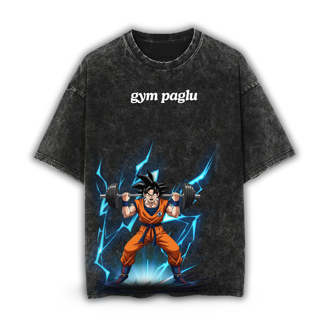Gym Paglu Goku Oversized Tee