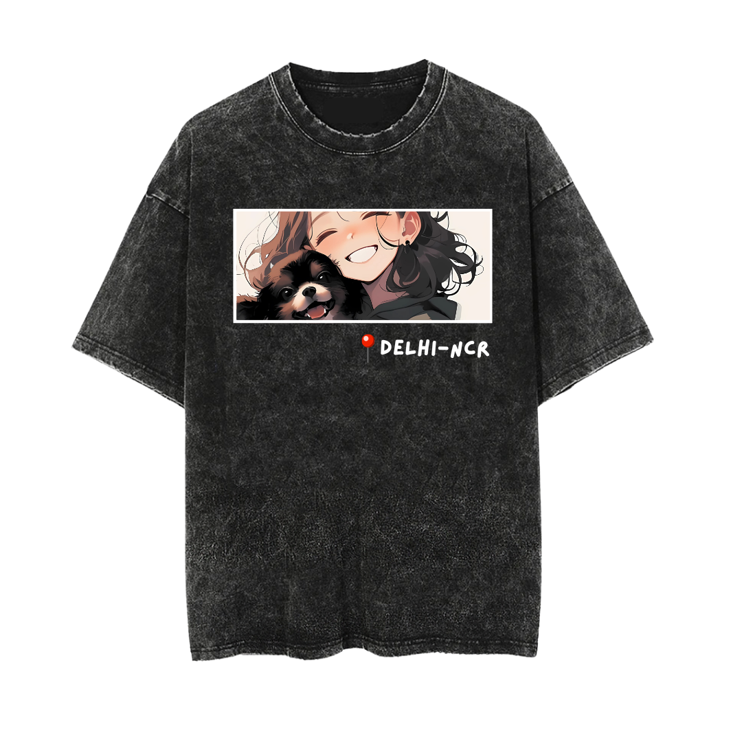 DELHI-NCR Team Dogs Oversized Tee