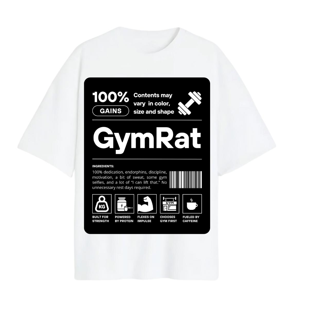 Gym Rat Oversized Tee