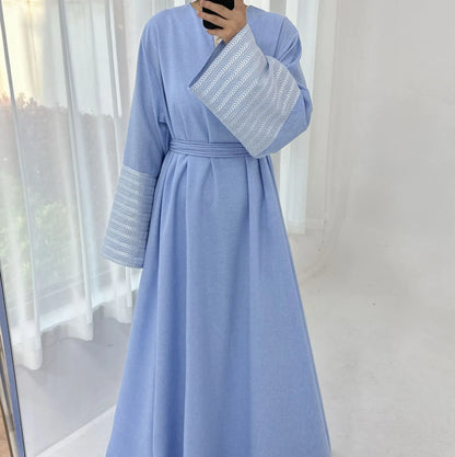 Elegant Thick Embroidered Abaya