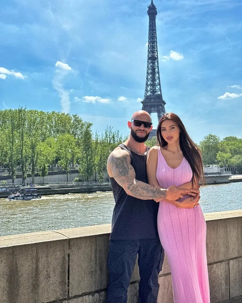 Backless Knit Maxi Dress