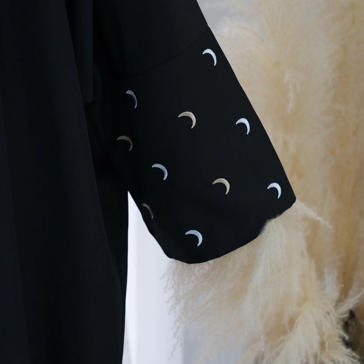 Lunar Glow Embroidered Abaya