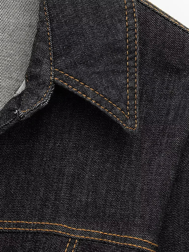 Chic Women's Vintage Denim Set