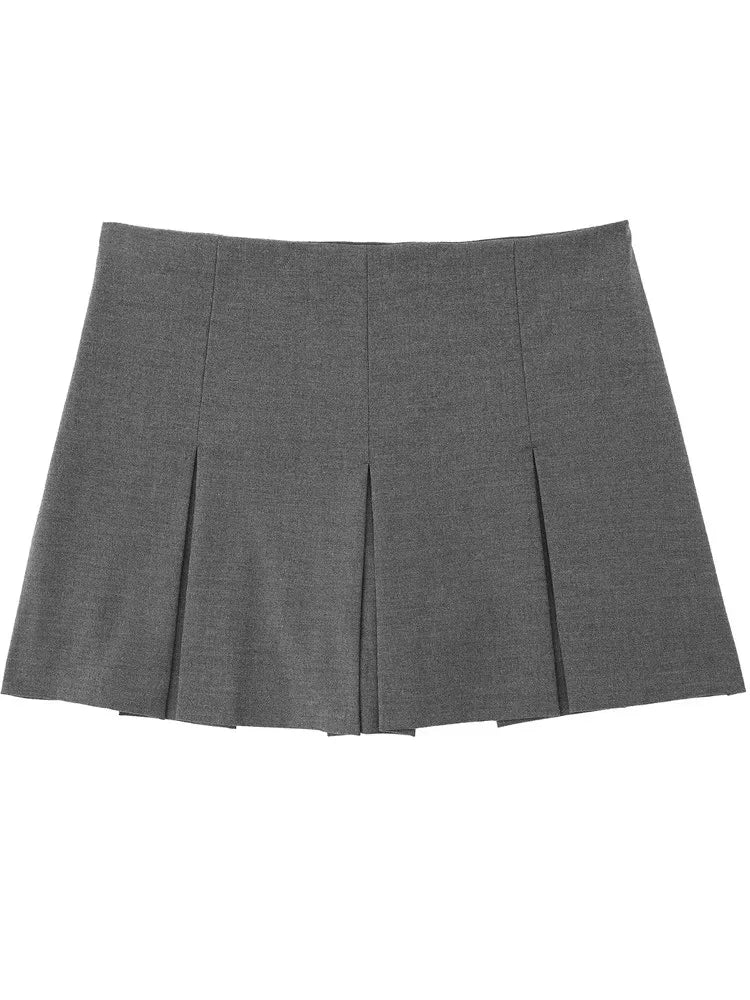 Chic High-Waist Tailored Skorts