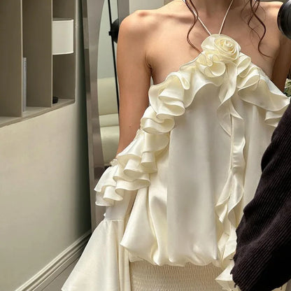 Rue Ruffle Hem Mini Dress