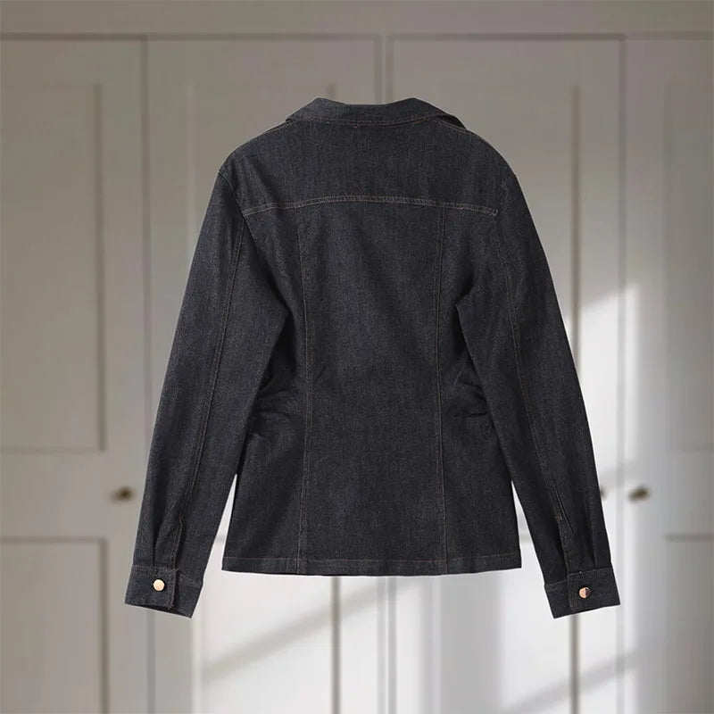 Chic Women's Vintage Denim Set