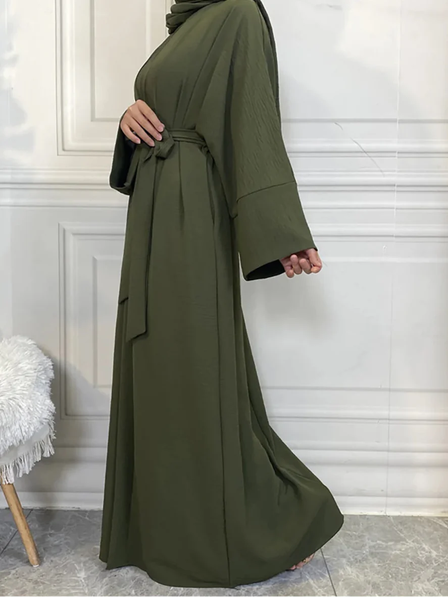 Timeless Simplicity Belted Abaya