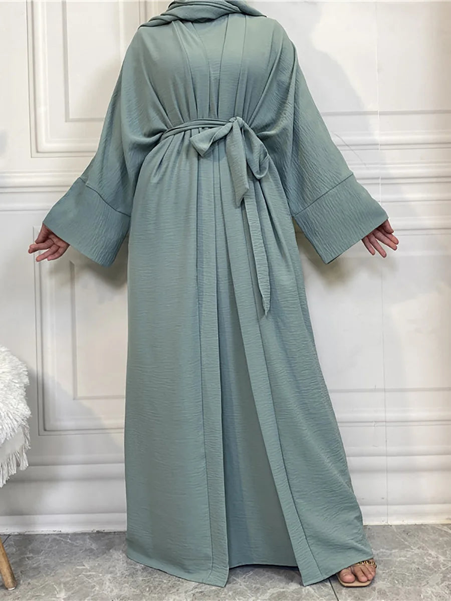 Timeless Simplicity Belted Abaya