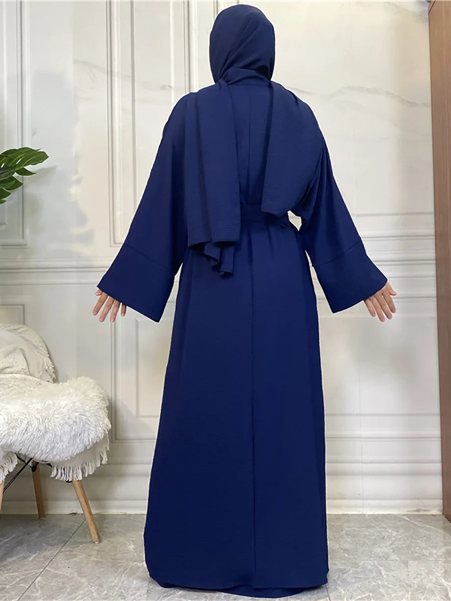 Timeless Simplicity Belted Abaya