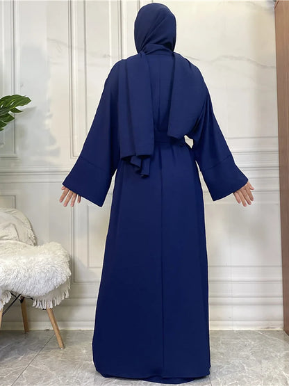 Timeless Simplicity Belted Abaya