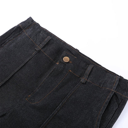 Chic Women's Vintage Denim Set