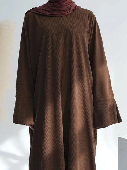 Velour Grace Corduroy Abaya