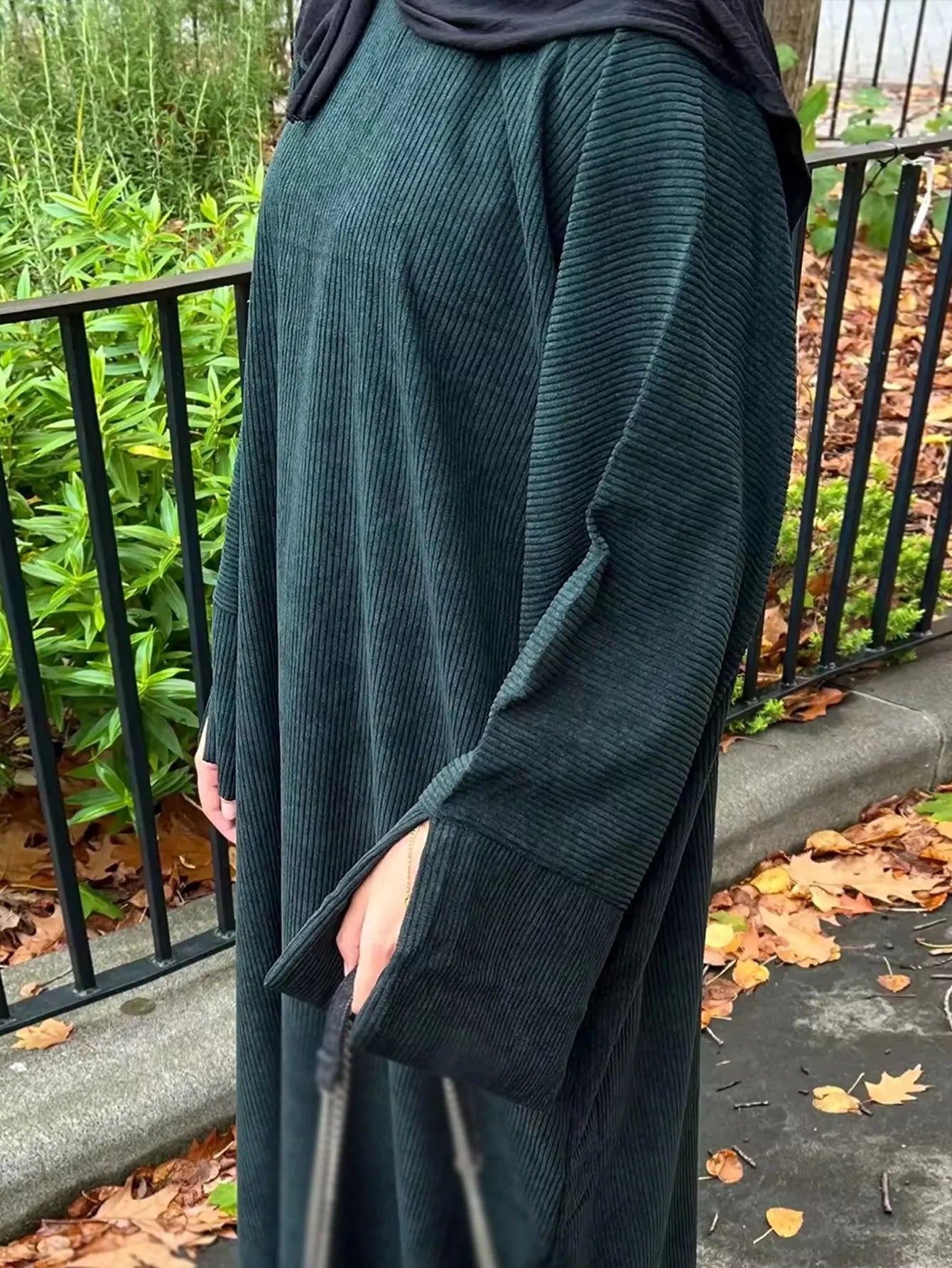 Velour Grace Corduroy Abaya