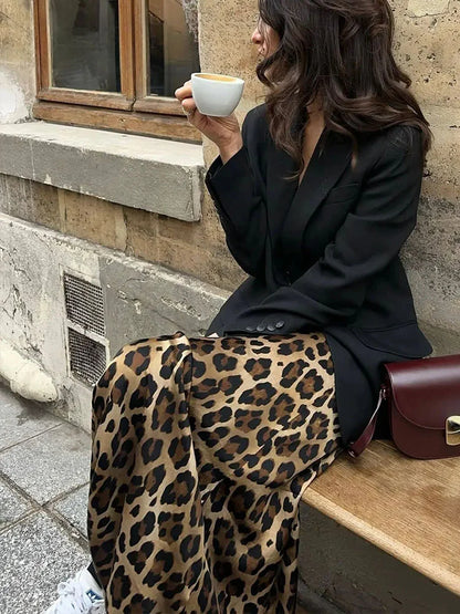 Slay Spot Leopard Print Skirt