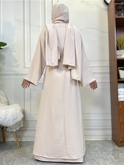 Timeless Simplicity Belted Abaya