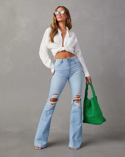 Skyline Flare Denim Pants