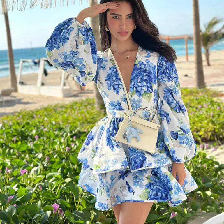 Solara Bloom Mini Dress