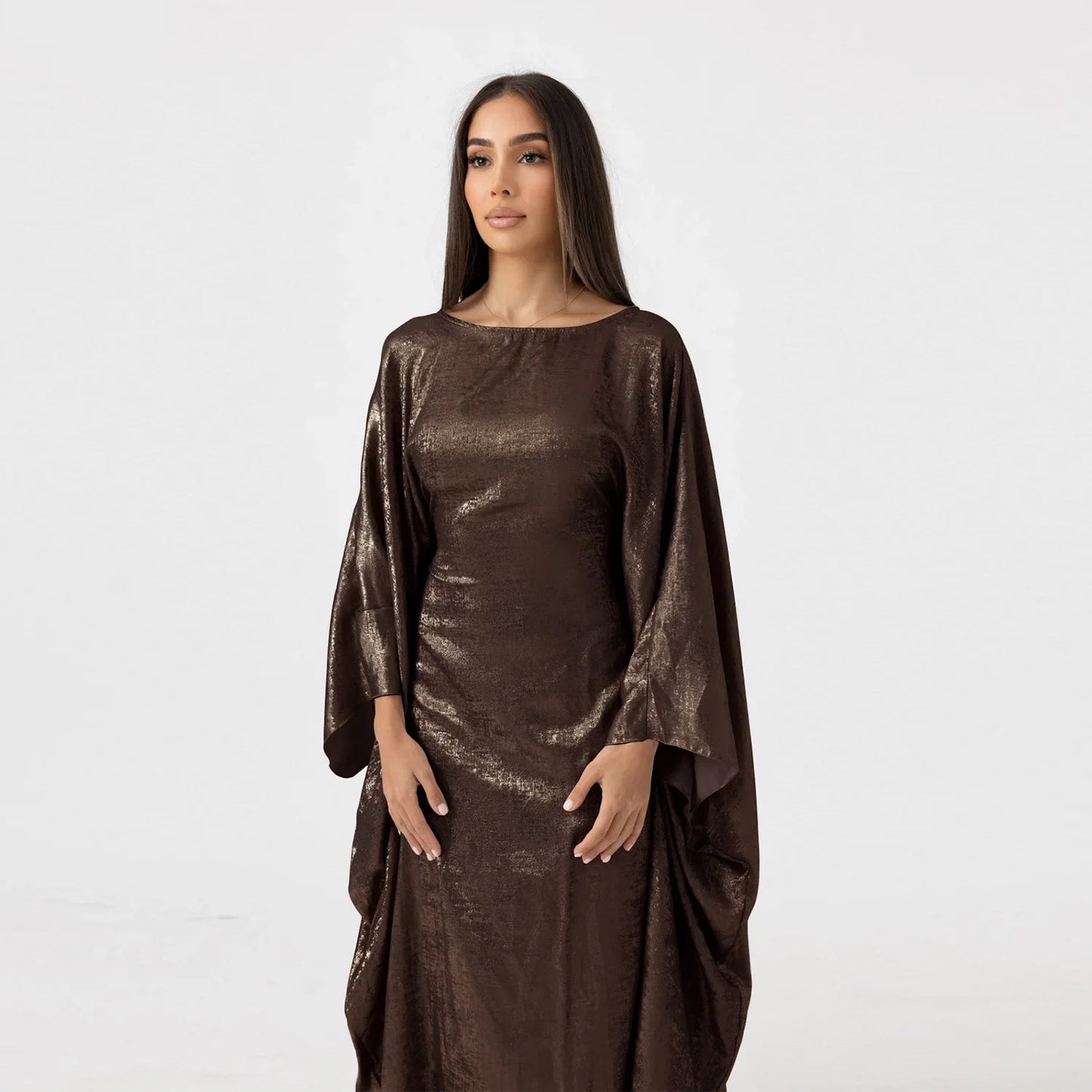 Rose Gold Luxe Metallic Abaya