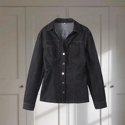 Chic Women's Vintage Denim Set