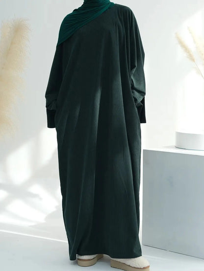 Velour Grace Corduroy Abaya