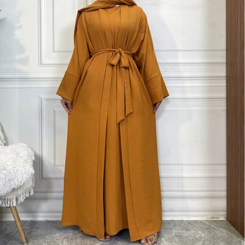 Timeless Simplicity Belted Abaya