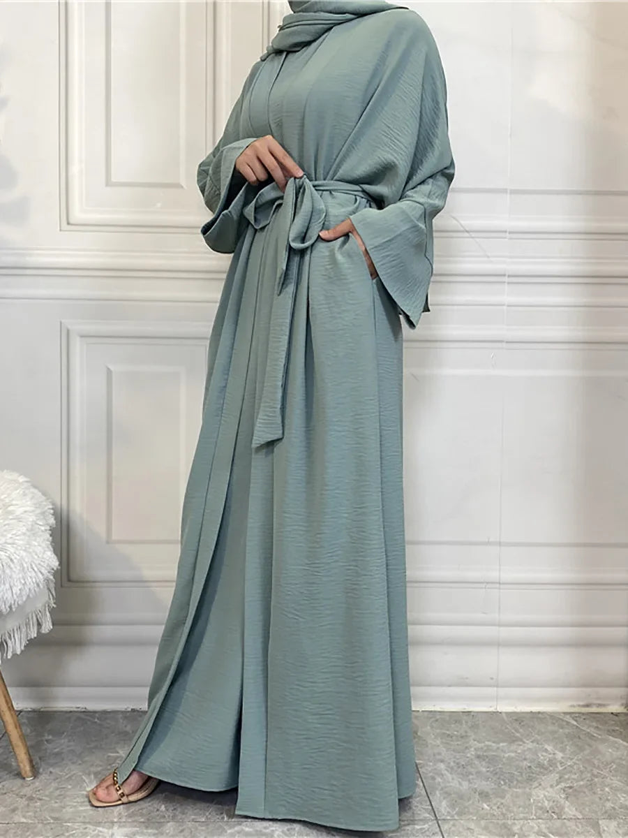 Timeless Simplicity Belted Abaya