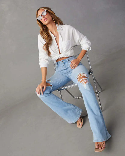 Skyline Flare Denim Pants