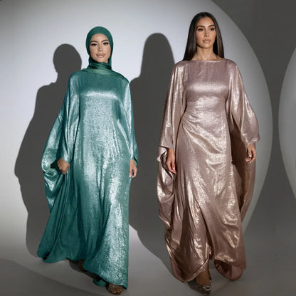 Rose Gold Luxe Metallic Abaya