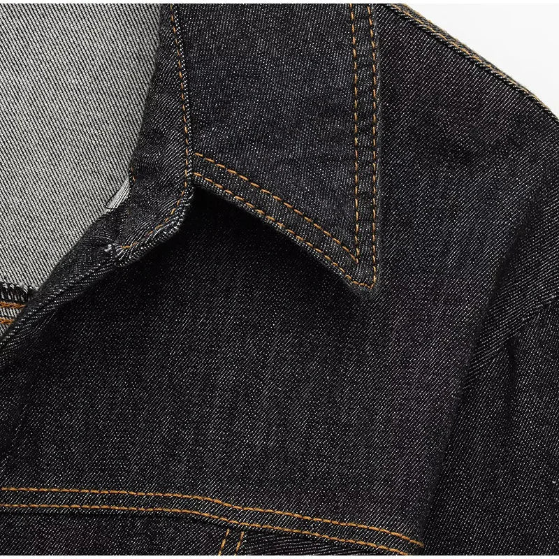 Chic Women's Vintage Denim Set