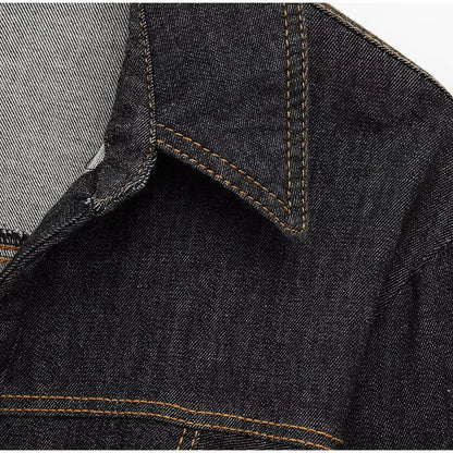 Chic Women's Vintage Denim Set