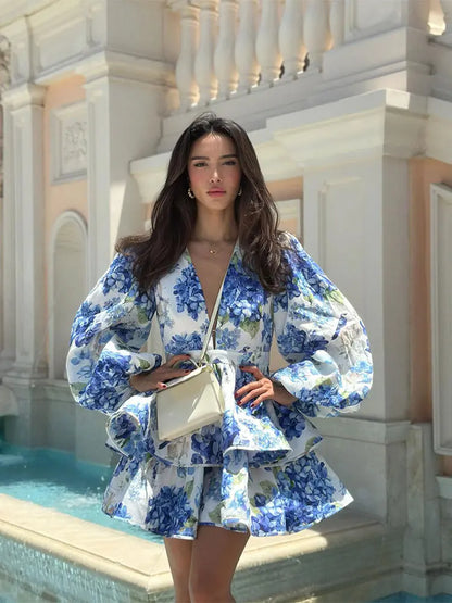 Solara Bloom Mini Dress