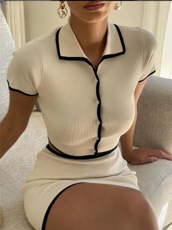 Metro Mode Ribbed Outfit