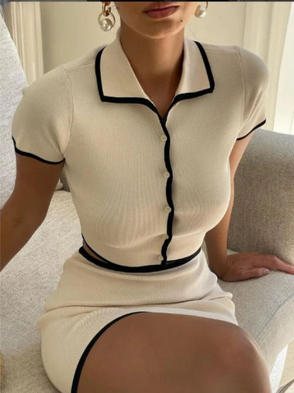 Metro Mode Ribbed Outfit