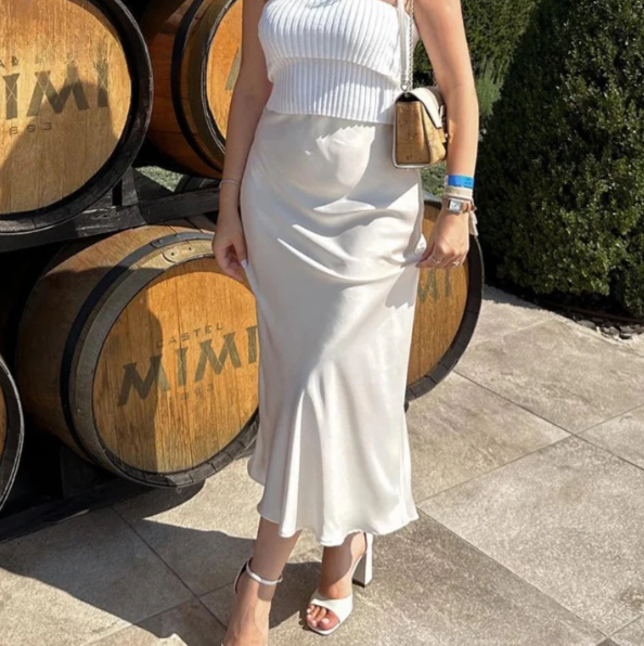 Valencia Satin Grace Skirt