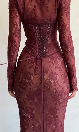 Luciana Lace Ensemble Dress