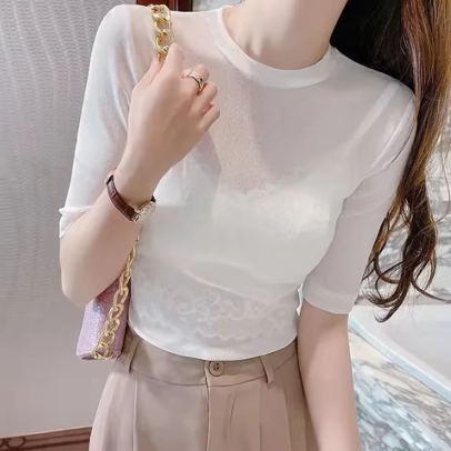 Tulle Breeze Mesh Top