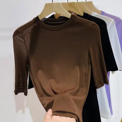 Tulle Breeze Mesh Top