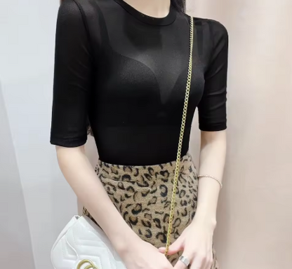 Tulle Breeze Mesh Top