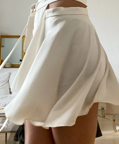 Opal Grace Pleated Skirt Shirt Set