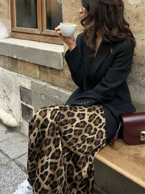 Slay Spot Leopard Print Skirt