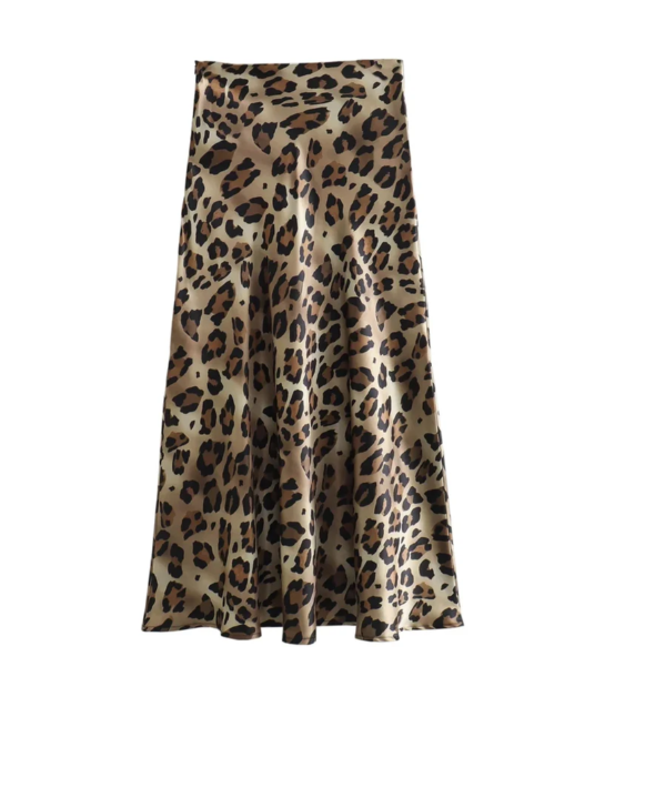 Slay Spot Leopard Print Skirt