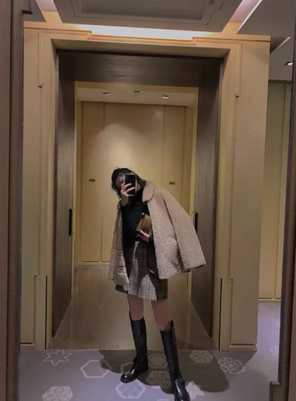 Aristelle Wool A-Line Skirt