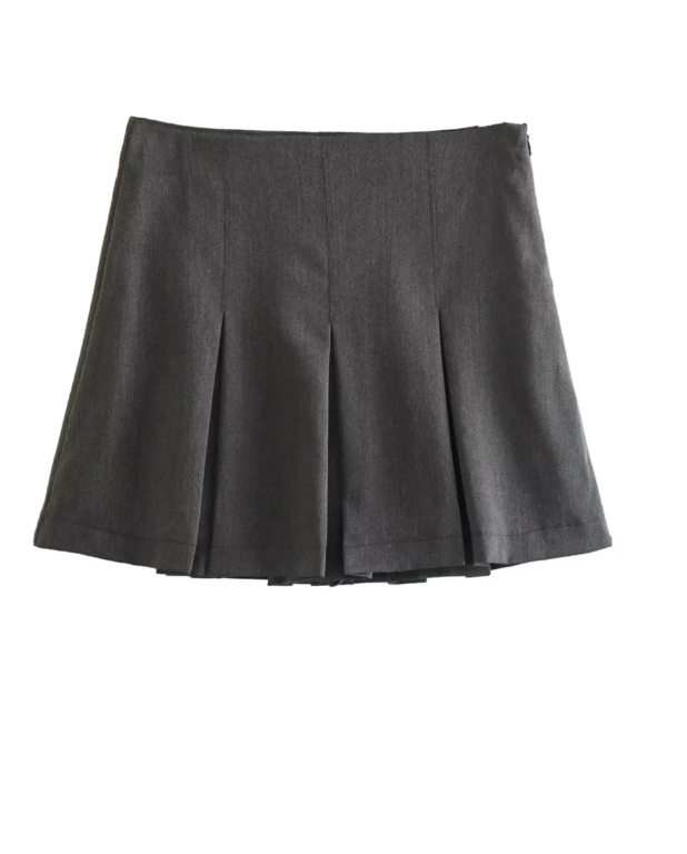 Chic High-Waist Tailored Skorts