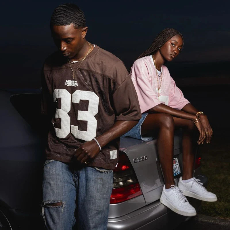 Y2K Retro Mesh Jersey T-Shirt